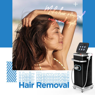 3 Panjang Gelombang Diode Laser Hair Removal Permanen 808 Mesin Hair Removal