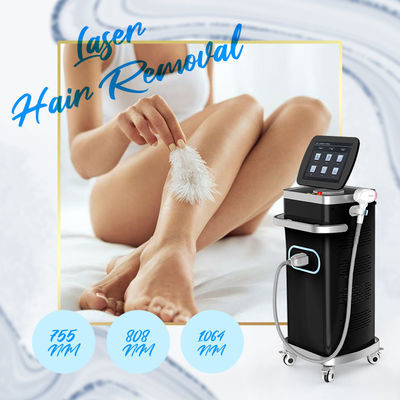 Mesin Laser Hair Removal Medis 755nm 808nm 1064nm Diode Laser Mesin Kecantikan Untuk Salon