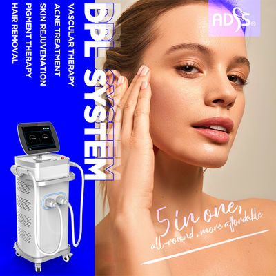Mesin Laser ADSS Beauty DPL E Mesin Penghilang Rambut Ringan Dengan Terapi Vaskular