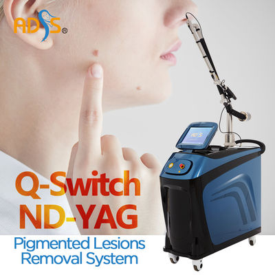 Q Switched 1064nm ND YAG Laser Machine Stasioner Style Untuk Hair Removal