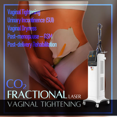 Penghapusan Stretch Mark Mesin Laser CO2 Pecahan Pendingin Udara 10.6um / 10600nm