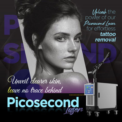 Oem Profesional Picosecond Laser Penghapusan Nd Yag Laser Picolaser Mesin Penghapusan Tato