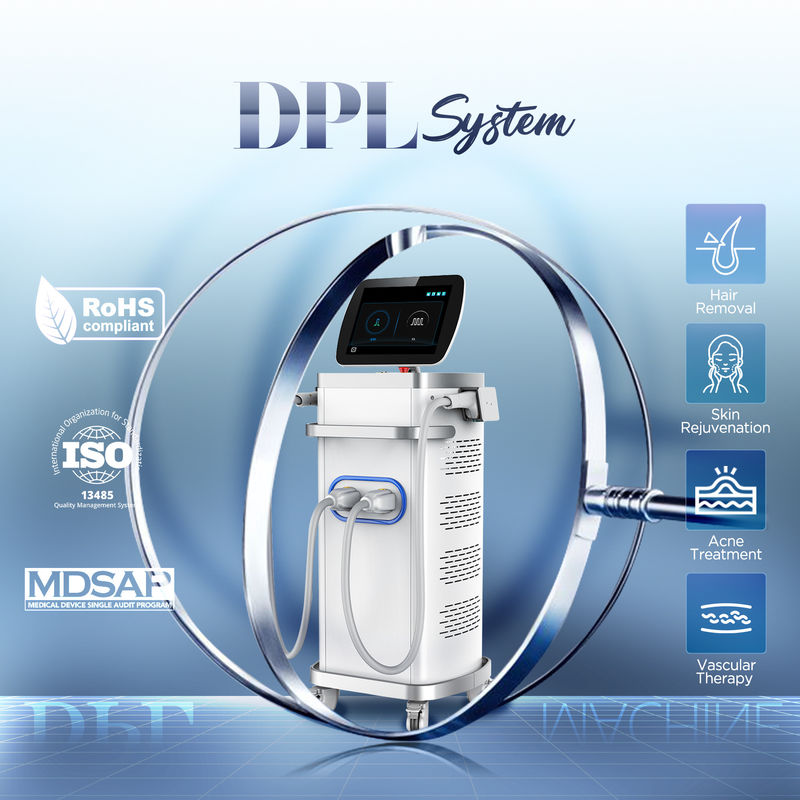 Opt E Light Ipl Laser Beauty Equipment Dpl Body Wanita Pria Kulit Wajah Peralatan Penghapusan Rambut
